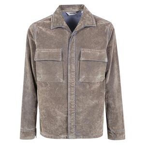 ASPESI Washed Cotton Overshirt Men GREY Shirts